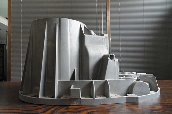 Body of aluminum transmission case